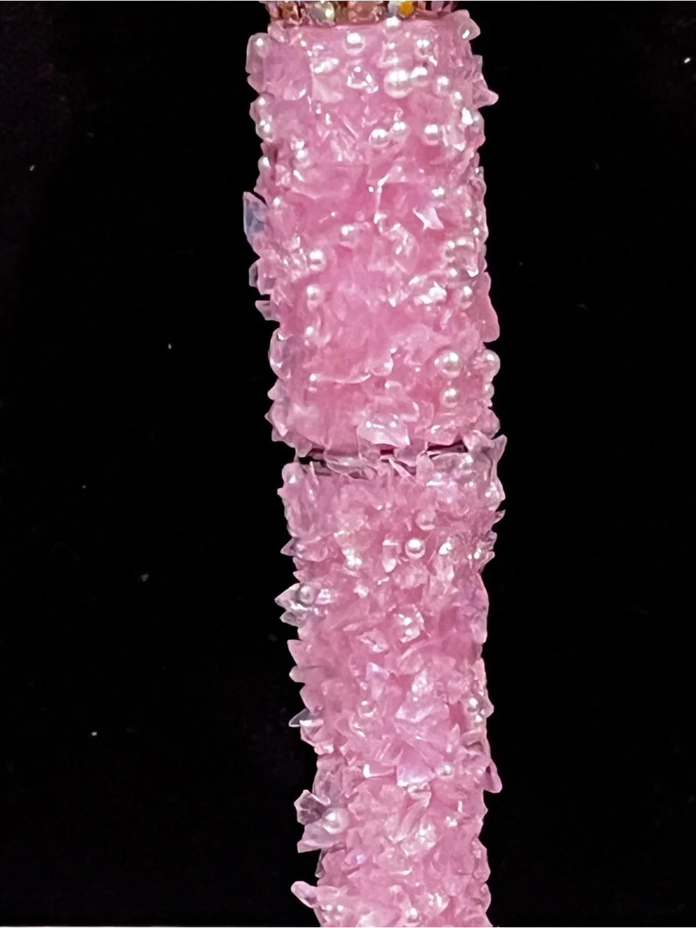 Designer inspired Pink and gold Butterfly focal fancy beaded Beaded pen!